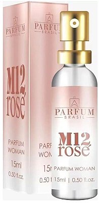 Perfume M12 Rose Parfum Woman Parfum Brasil 15ml