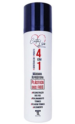 Plástica Dos Fios 4 Em 1 Selagem Cute Liss Profissional 1 Litro