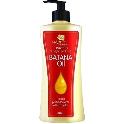 Leave-in Hidratante E Nutritivo Batana Oil Hábito Cosméticos 300g