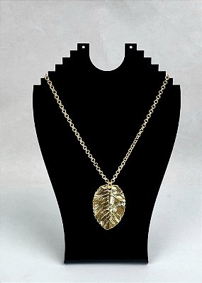 Colar Folha Dourado