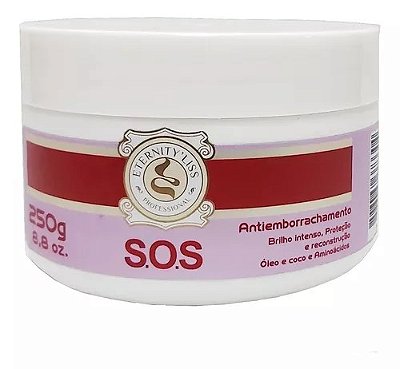 Sos Antiemborrachamento Capilar Máscara Reconstrução Eternity Liss 250g