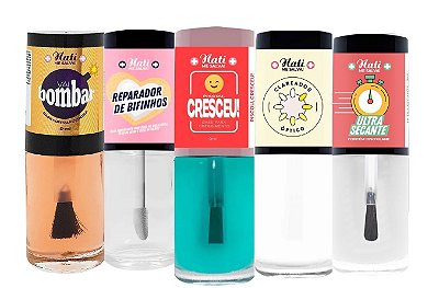 Base Fortalecedora Para Unhas Nati Me Salva 5 Unidades