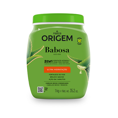 Creme De Hidratação Origem Babosa 2 Em 1 1Kg  Vegano