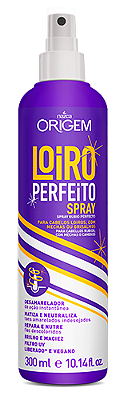 Origem Loiro Perfeito Spray Matizador E Desamarelador 300mL