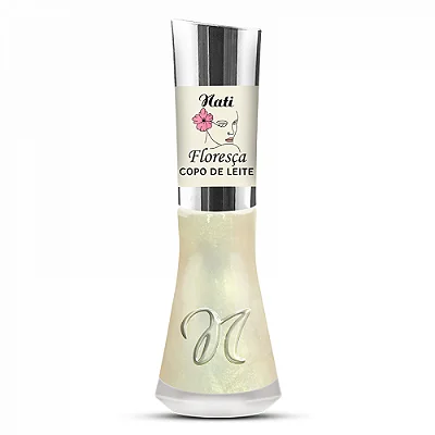 Esmalte Nati Floresça Copo De Leite