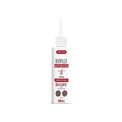 Tonico Antiqueda Bioplex Softhair 60mL Com Baicapil E Café
