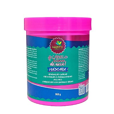 Máscara Cabelo Novo De Novo Hábito Cosméticos