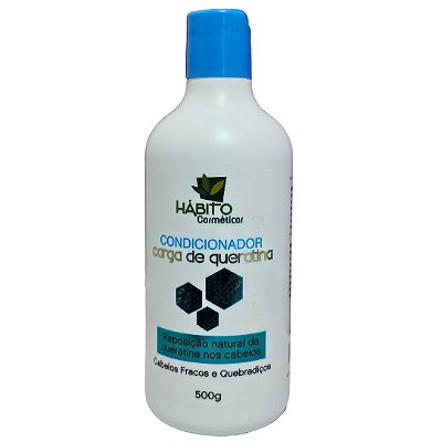 Condicionador Carga De Queratina Hábito Cosméticos