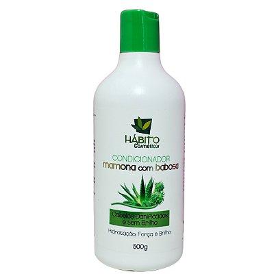 Condicionador Mamona Com Babosa Hábito Cosméticos