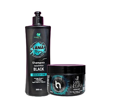 Shampoo E Máscara Lama Negra Hábito Cosméticos
