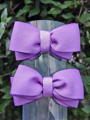 Lacinho de Cabelo Roxo Delicadeza Feito na Xuxinha Parzinho