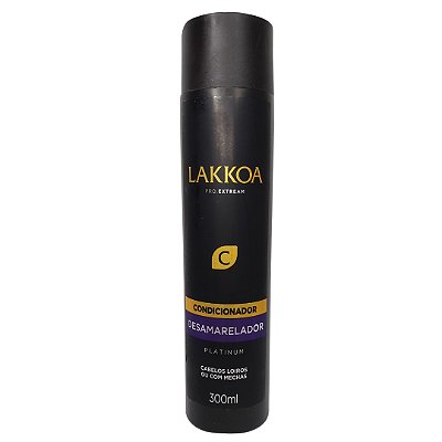 Condicionador Desamarelador Platinum Lakkoa 300mL