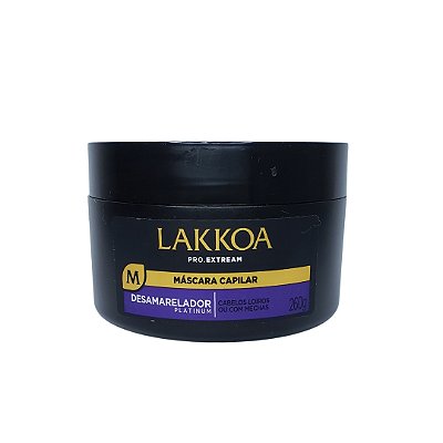 Máscara Capilar Desamarelador Platinum Lakkoa 260g