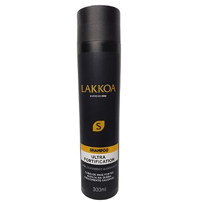 Shampoo Fortalecedor Lakkoa Ultra Fortification Crescimento saudável 300mL