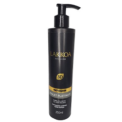 Mascara Matizadora Lakkoa Matizador 3D Violet Platinum 250g