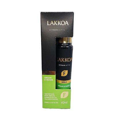 Lakkoa Serum Argan E Monoi Termoproteção E Antifrizz 40mL