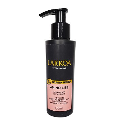 Selagem Térmica Amino Liss Efeito Liso E Alinhamento Instâtaneo Lakkoa 100ml