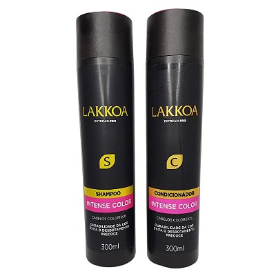 Lakkoa Intense Color Kit Shampoo E Condicionador Para Cabelos Coloridos