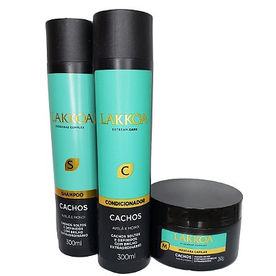 Lakkoa Kit Cachos Definição E Brilho Extraordinário 3 Passos