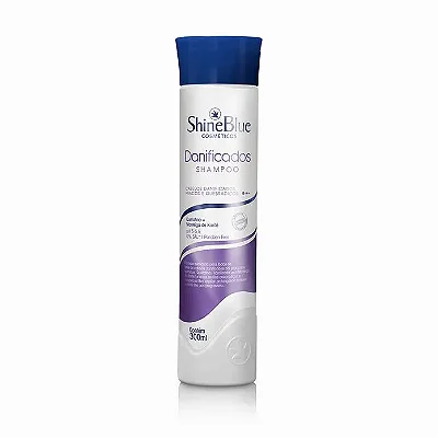 Shampoo Cabelos Danificados Pós Progressiva Shine Blue 300ml