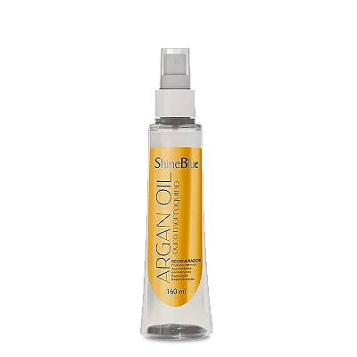 Regenerador Capilar Protetor Térmico Argan Oil Finalizador Shine Blue 160mL
