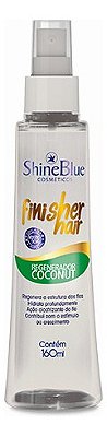 Regenerador Coconut Finisher Hair Shine Blue 160mL Hidrata E Estimula O Crescimento