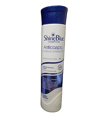 Condicionador Anticaspa Shine Blue Controle De Caspa Queda E Oleosidade