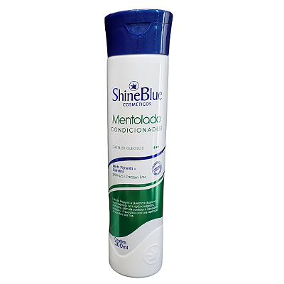 Condicionador Mentolado  Shine Blue Cabelos Oleosos 300mL