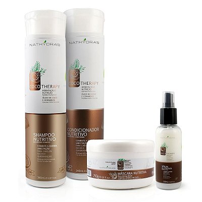 Nathydras Coco Therapy Kit Nutritivo Combate a Quebra