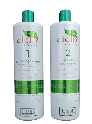 Lissé Ciclo Naturals Shampoo e Reducer Profissionals 1L