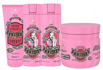 Barrominas Liso que te Quero BMCare Nanonutrition Kit Completo