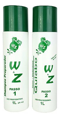 Semi Definitiva Quiabo WZ Shampoo e Ativo 1L
