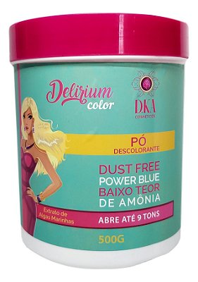 Delirium Color Pó Descolorante Dust Free D.KA Cosméticos 500g