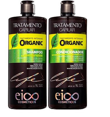 Kit Shampoo E Condicionador Organic 1l Eico Cosméticos