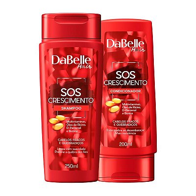 Kit DaBelle Hair SOS Crescimento Shampoo E Condicionador