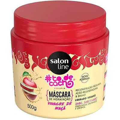 Máscara De Hidratação Vinagre De Maçã  #todecacho Salon Line 500g