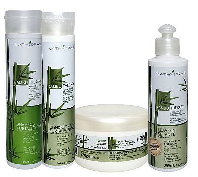 Nathydras Bambu Therapy  Kit Fortalecedor E Estimulador De Crescimento