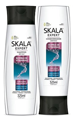 Kit Shampoo E Condicionador Bomba De Vitaminas Sos Skala Vegano