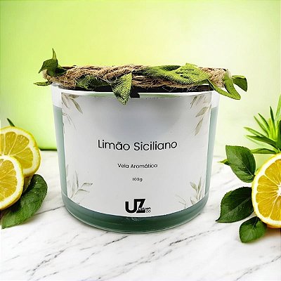 Vela Aromática Limão Siciliano - Tropical