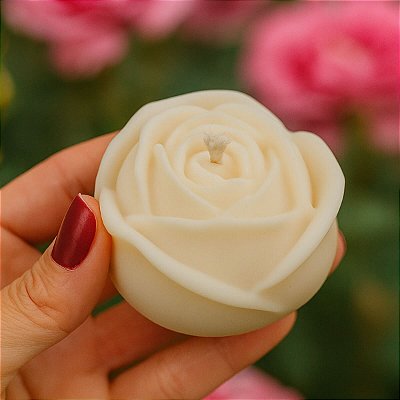 Vela Decorativa Perfumada - Rosa