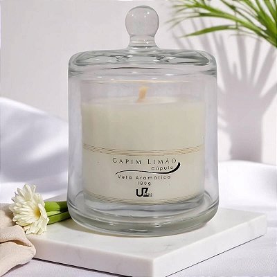 Vela Aromática Capim Limão - Cúpula