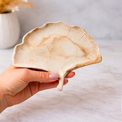 Bandeja Decorativa - Folha Ginkgo