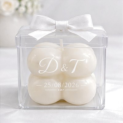Mini Bubble - Vela Personalizada na Caixa