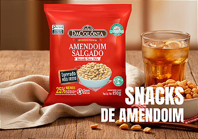snacks de amendoim