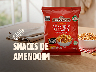 snacks de amendoim