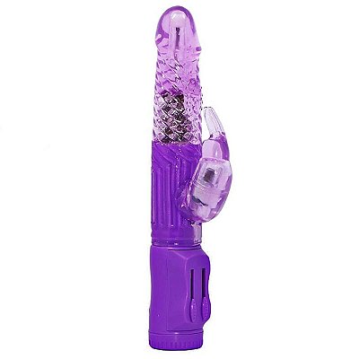 Jack Rabbit Vibrador Rotativo Dupla Estimulação - 5459 - Cor:Roxo