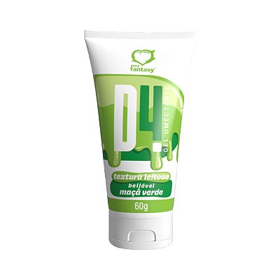 D4 Gel Umectante com Textura Leitosa Beijável - Maçã Verde