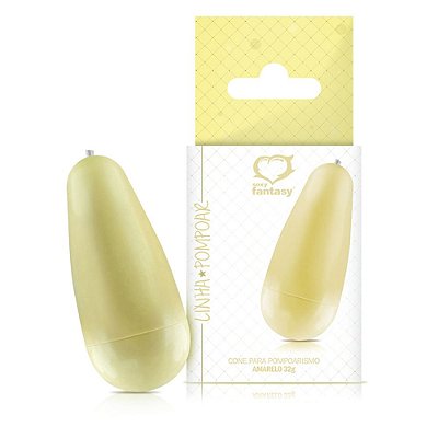 Cone para Pompoarismo 32g - Cor:Amarelo