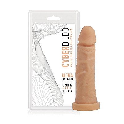 CYB037A - Prótese em Cyber Skin - Friday Articulado - 17x4cm - Cor:Pele
