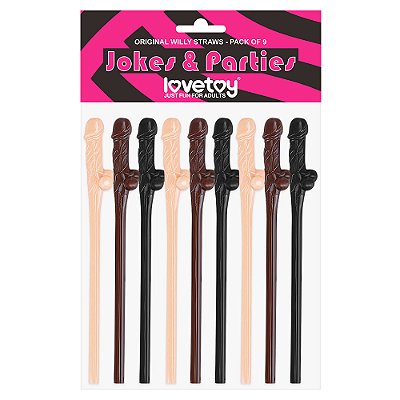 Canudo Pênis Original Willy Straws - 1 Un - BR003